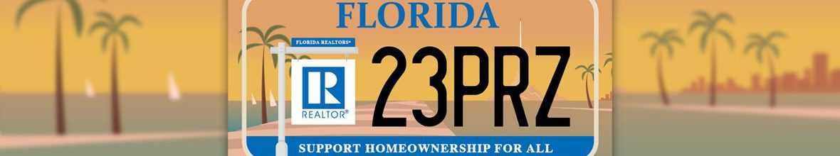 A Fla. License Plate with the Realtor ‘R’?